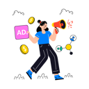 پیش‌نمایش فایل girl-doing-ad-promotion-8641993 از پک فروش و تبلیغات تشویقی