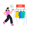 پیش‌نمایش فایل girl-doing-clothes-shopping-8642004 از پک فروش و تبلیغات تشویقی