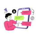 پیش‌نمایش فایل man-chat-on-mobile-9065812 از پک اشتیاق سفر