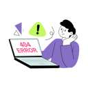 پیش‌نمایش فایل man-facing-error-404-9065847 از پک اشتیاق سفر
