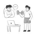 پیش‌نمایش فایل online-gym-session-9701596 از پک فعالیت‌ها افراد – مجموعه ۲