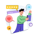 پیش‌نمایش فایل customer-rating-10215537 از پک کسب و کار و استارتاپ