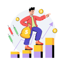 پیش‌نمایش فایل growth-market-10215538 از پک کسب و کار و استارتاپ