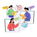 پیش‌نمایش فایل online-business-meeting-10215539 از پک کسب و کار و استارتاپ