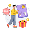 پیش‌نمایش فایل boy-is-doing-credit-card-shopping-10216006 از پک خرید آنلاین و تجارت الکترونیک