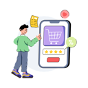 پیش‌نمایش فایل boy-is-doing-mobile-shopping-10216016 از پک خرید آنلاین و تجارت الکترونیک