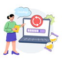 پیش‌نمایش فایل laptop-loading-10215937 از پک بارگذاری