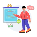 پیش‌نمایش فایل developer-giving-presentation-10216067 از پک توسعه وب