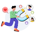 پیش‌نمایش فایل attracting-customer-10215964 از پک بازاریابی و SEO