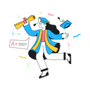 پیش‌نمایش فایل graduation-10393914 از پک مدرسه و آموزش