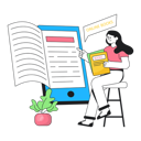 پیش‌نمایش فایل online-book-application-10393899 از پک مدرسه و آموزش