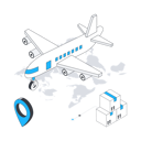 پیش‌نمایش فایل air-transport-cargo-11291217 از پک خدمات تحویل کالا