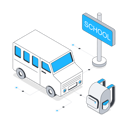 پیش‌نمایش فایل school-van-11874867 از پک آموزش آنلاین