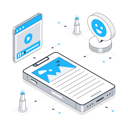 پیش‌نمایش فایل mobile-content-and-video-marketing-11874147 از پک بازاریابی دیجیتال
