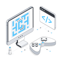 پیش‌نمایش فایل game-development-on-computer-11873991 از پک طراحی و توسعه