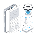 پیش‌نمایش فایل mobile-app-wireframe-11874054 از پک طراحی و توسعه