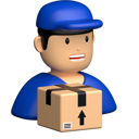پیش‌نمایش فایل delivery-man-8311554 از پک ارسال – مجموعه ۲