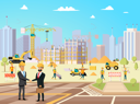 پیش‌نمایش فایل deal-meeting-of-partner-and-contractor-on-building-construction-2225196 از پک ساختمان‌سازی