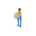 پیش‌نمایش فایل bearded-man-holding-boxes-2549001 از پک خدمات اسباب‌کشی