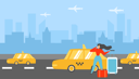 پیش‌نمایش فایل woman-calling-taxi-2843880 از پک سفر