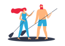 پیش‌نمایش فایل adult-man-and-woman-riding-waves-on-surfboard-2883562 از پک موج‌سواری