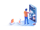 پیش‌نمایش فایل man-booking-online-car-service-date-2953469 از پک خدمات خودرو