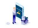 پیش‌نمایش فایل man-requesting-tire-fitting-service-on-application-2953472 از پک خدمات خودرو