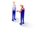 پیش‌نمایش فایل mechanic-giving-car-key-to-customer-2953448 از پک خدمات خودرو