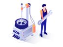 پیش‌نمایش فایل mechanic-holding-wrench-2953463 از پک خدمات خودرو