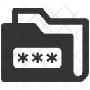 پیش‌نمایش فایل folder-password-8564324 از پک مجموعه آیکون امنیت - 1