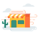 پیش‌نمایش فایل store-not-found-8316268 از پک تجارت الکترونیک خالی