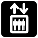 پیش‌نمایش فایل elevator-3 از پک علائم نماد AIGA