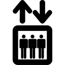پیش‌نمایش فایل elevator-4 از پک علائم نماد AIGA
