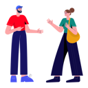 پیش‌نمایش فایل boy-and-girl-talking-with-each-other-3289869 از پک سبک زندگی