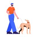 پیش‌نمایش فایل man-walking-with-dog-3289873 از پک سبک زندگی