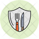 پیش‌نمایش فایل cutlery-shield-5448079 از پک ایمنی غذا