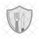 پیش‌نمایش فایل cutlery-shield-5448605 از پک ایمنی غذا