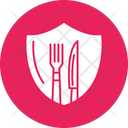 پیش‌نمایش فایل cutlery-shield-5448859 از پک ایمنی غذا