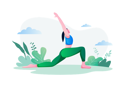پیش‌نمایش فایل girl-doing-yoga-7869980 از پک بسته فعالیت‌های ورزشی