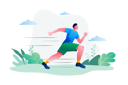 پیش‌نمایش فایل man-running-7869970 از پک بسته فعالیت‌های ورزشی