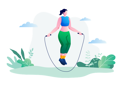 پیش‌نمایش فایل young-girl-jumping-rope-outdoors-7869981 از پک بسته فعالیت‌های ورزشی