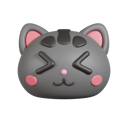 پیش‌نمایش فایل cat-close-eyes-emoji-5662672 از پک گربه – ایموجی‌ها