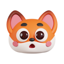 پیش‌نمایش فایل fox-face-5662766 از پک حیوانات