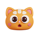 پیش‌نمایش فایل ginger-cat-face-5662764 از پک حیوانات