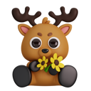 پیش‌نمایش فایل deer-9722173 از پک حیوانات و غذا