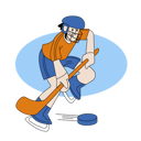 پیش‌نمایش فایل man-playing-ice-hockey-5991591 از پک ورزش ها