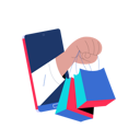پیش‌نمایش فایل online-shopping-from-mobile-6061864 از پک تجارت الکترونیک