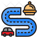پیش‌نمایش فایل delivery-route-3128345 از پک تحویل غذا