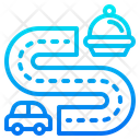 پیش‌نمایش فایل delivery-route-3128445 از پک تحویل غذا