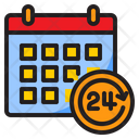 پیش‌نمایش فایل 24-hour-3283618 از پک تقویم و تاریخ